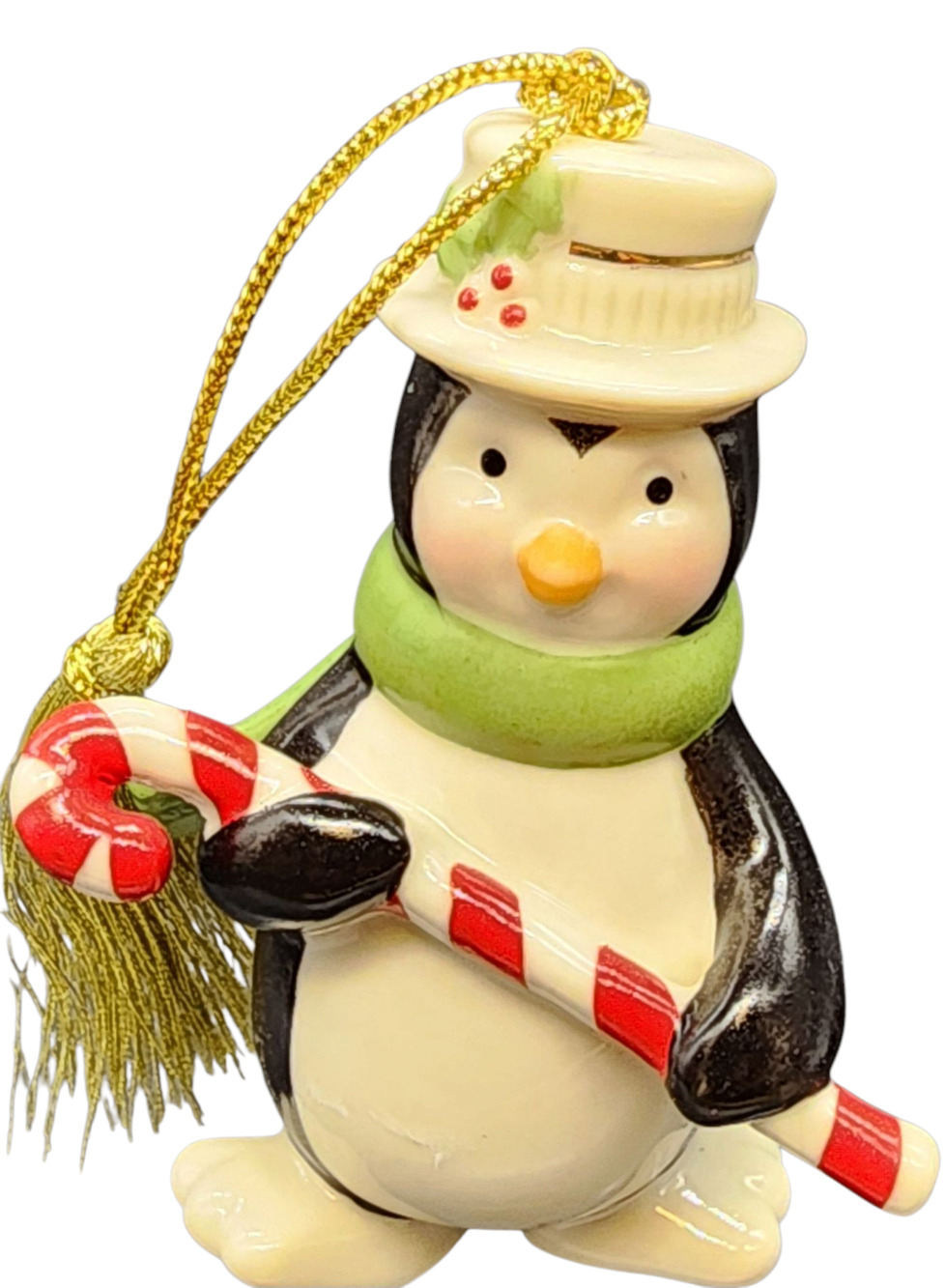 Lenox Very Merry Porcelain Penguin Christmas Ornament #856361